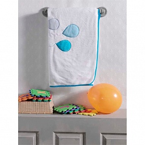 Плед велсофт Kidboo Happy Birthday, 100% полиэстер, 80 х 120 см, blue (Kidboo, 00-0011991 blue)